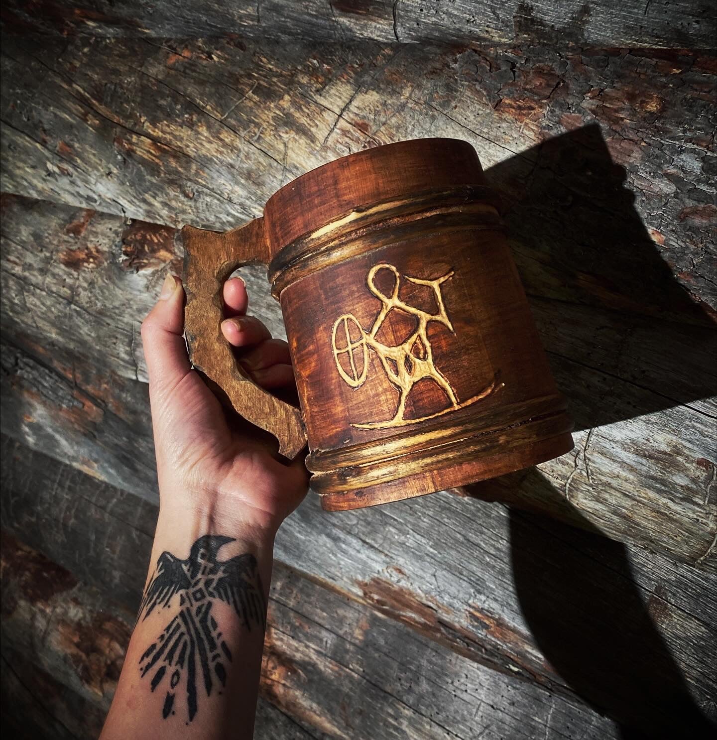 Wooden cup