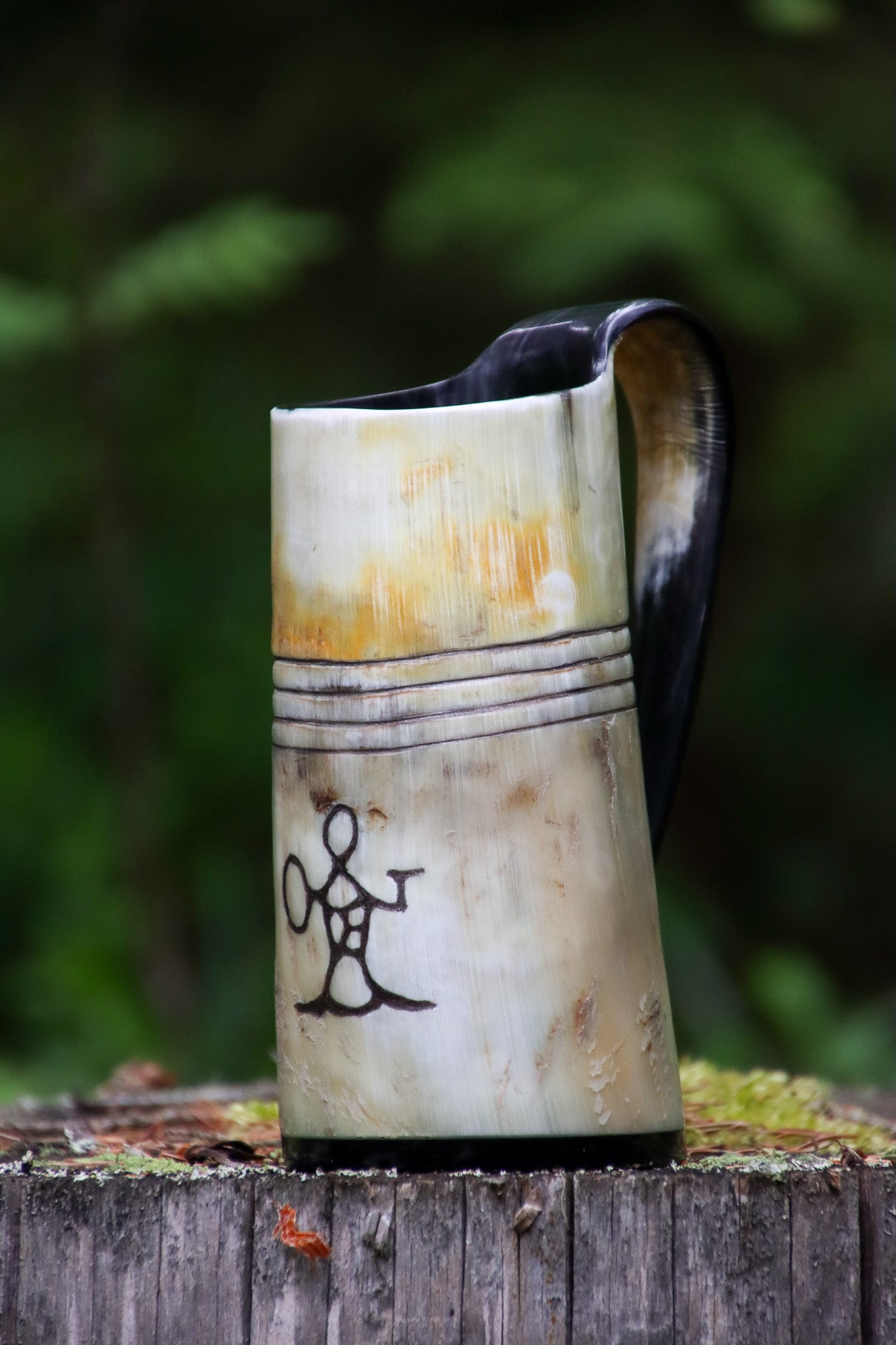 Horn tankard