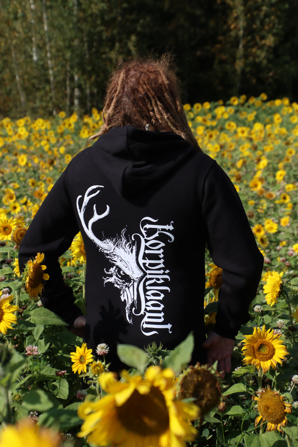 Skull zip-up hoodie