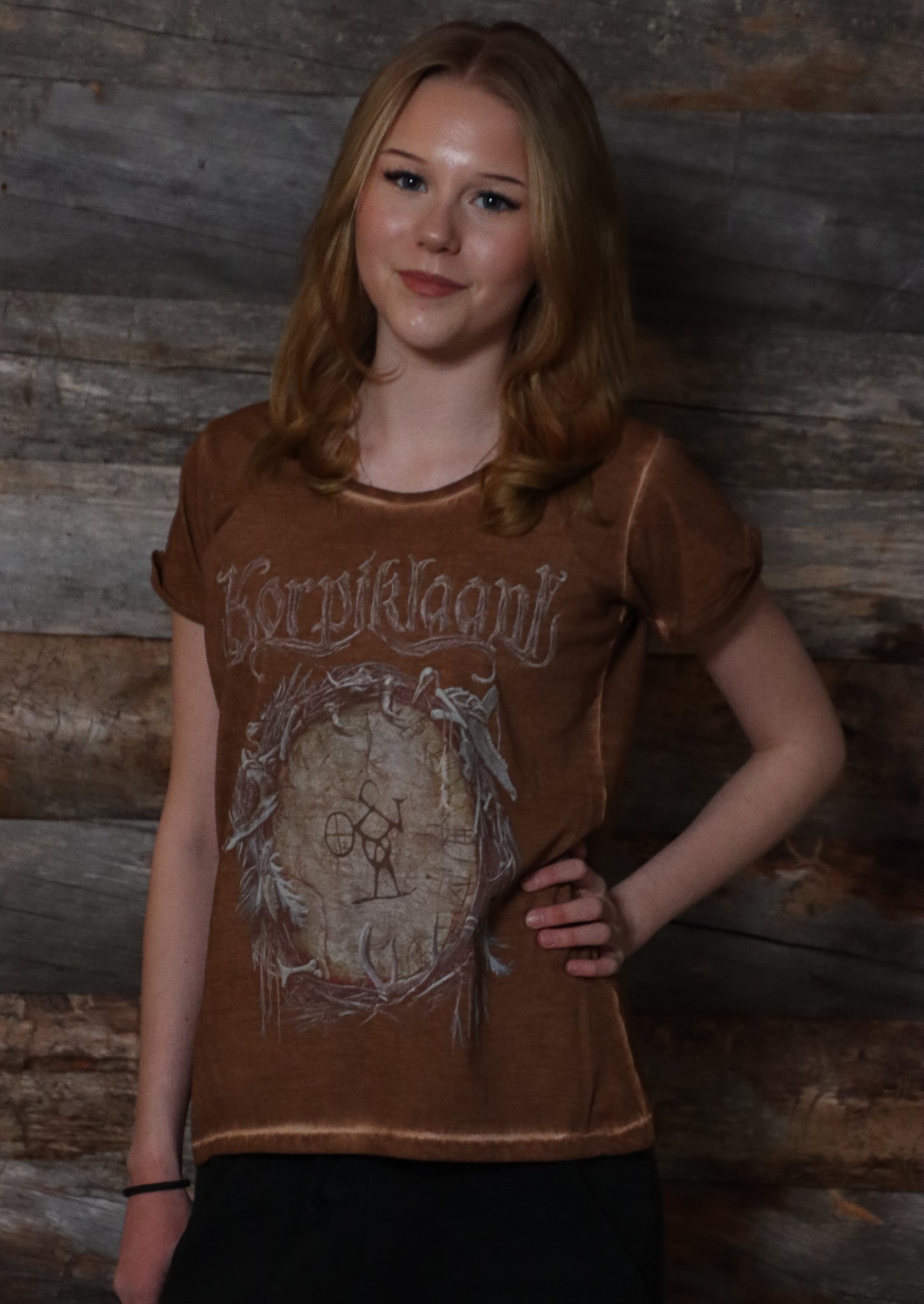 Rusty Rankarumpu girlie T-paita