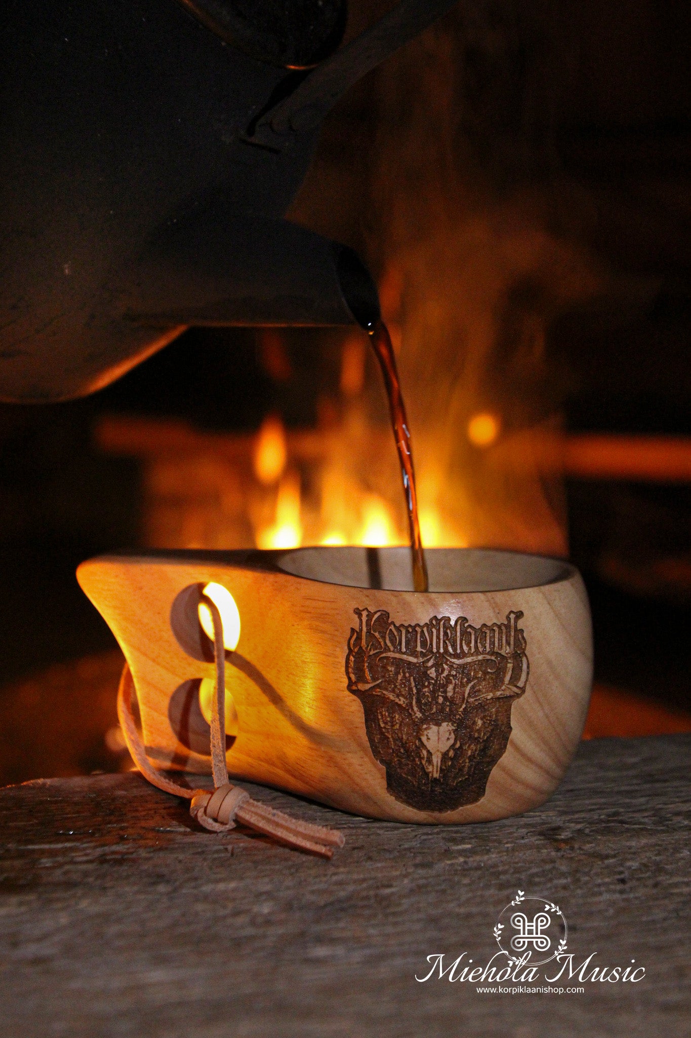 Korpiklaani wooden cup