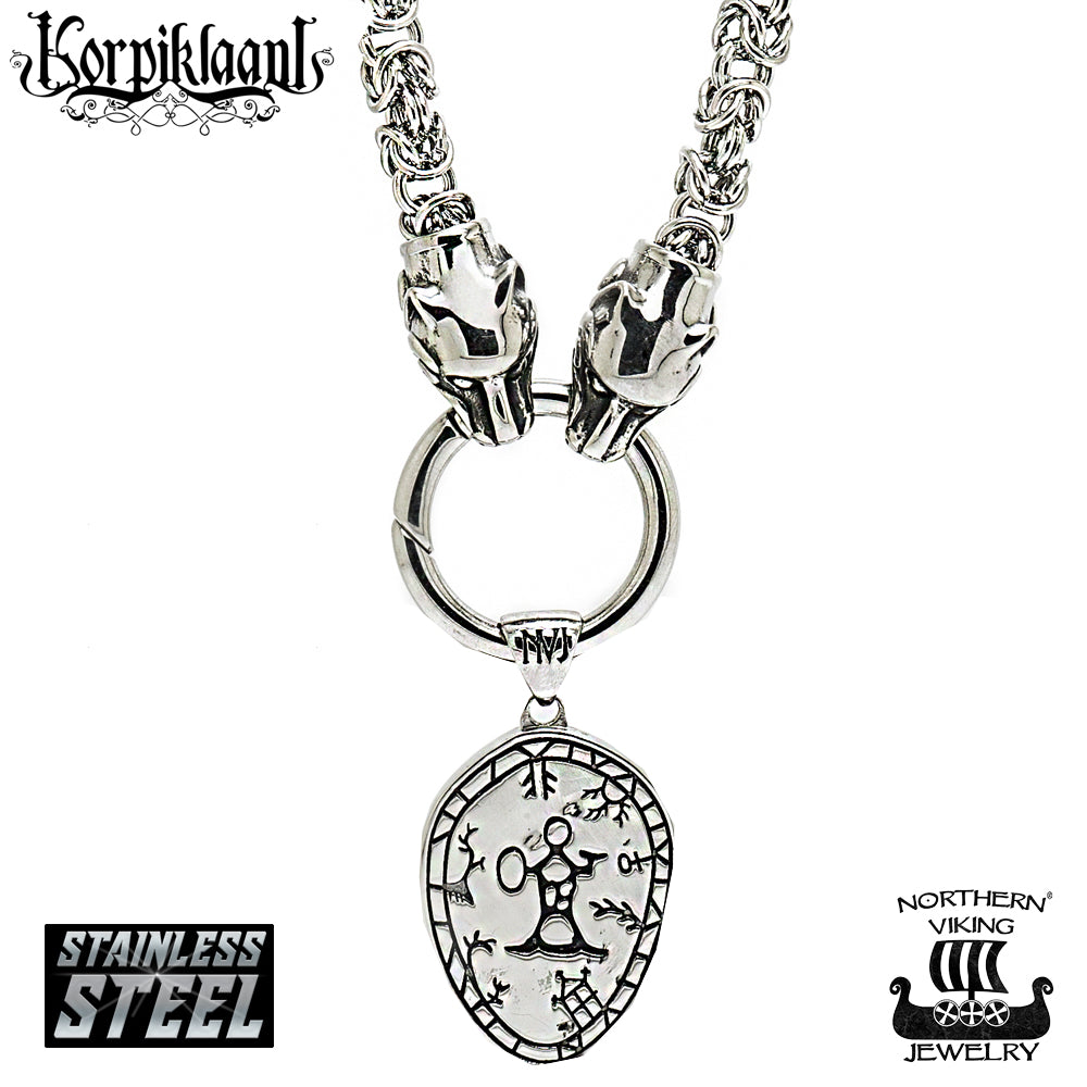 Korpiklaani Shaman Drum King chain pendant