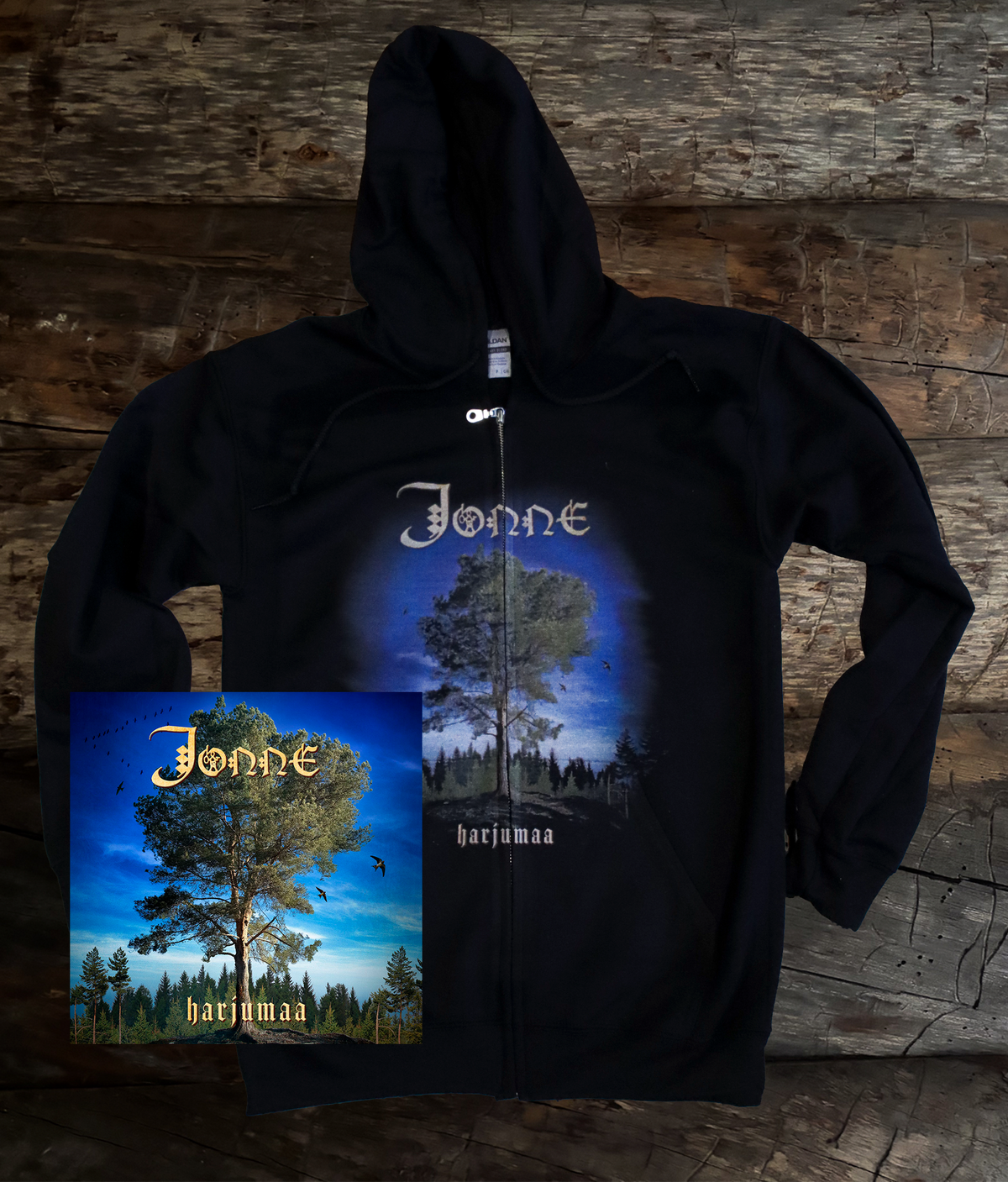 Harjumaa vetoketjuhuppari + CD