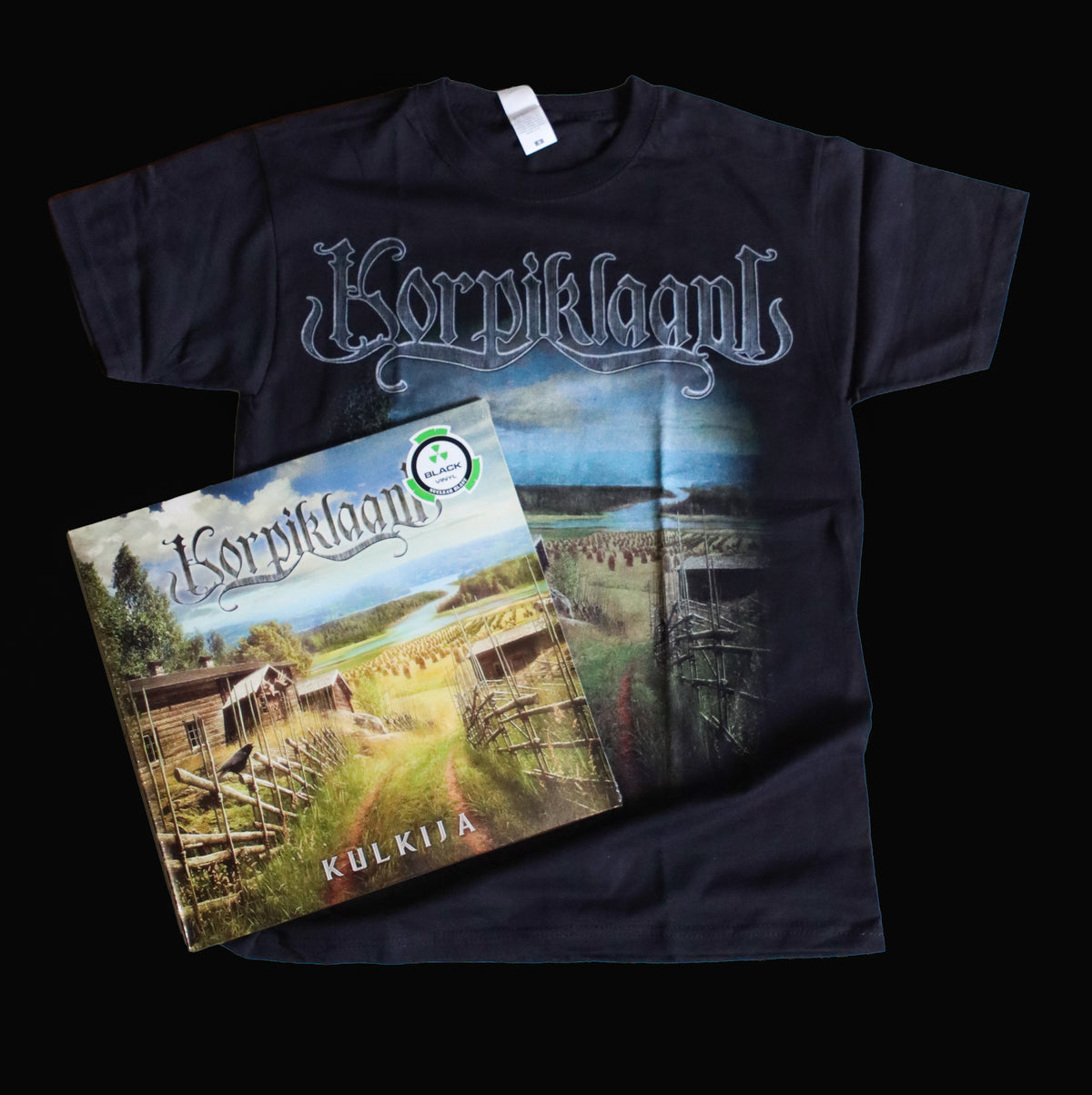 Kulkija LP + T-paita